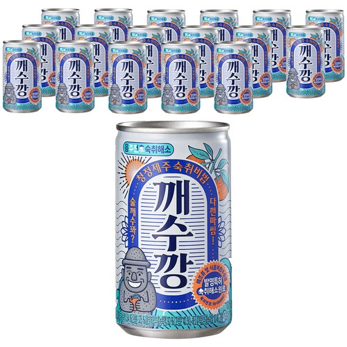 깨수깡 숙취해소음료, 160ml, 18개