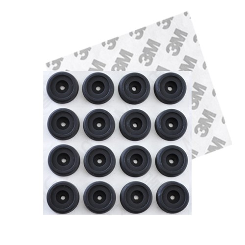 범폰 볼록 미끄럼방지스티커 PR2-23-6T, 1개, 투명