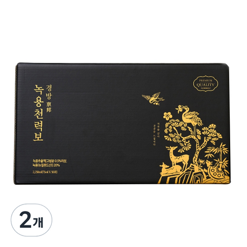 경방신약 프리미엄 녹용천력보 건강즙, 2.25L, 2개