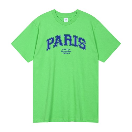 언탭트 남여공용 PARIS 파리 16수 반팔 티셔츠