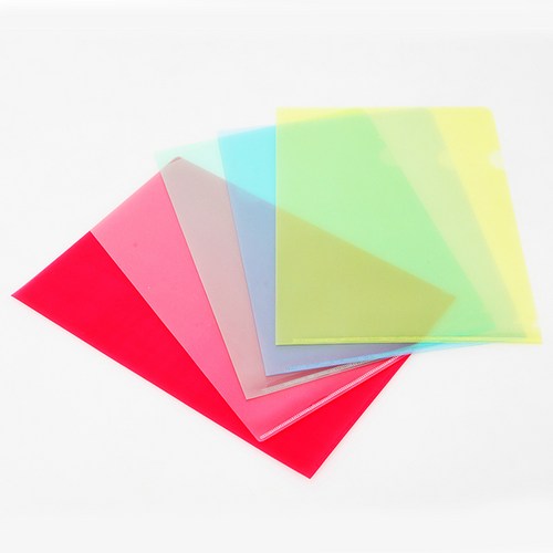 신화오피스 A4 반투명 L홀더 100장, 청색