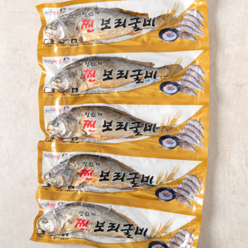 [전자레인지2분완성] 영광 보리굴비 맛보장 간편 보리굴비 선물용 설/추석/명절 선물세트, 보리굴비 5마리