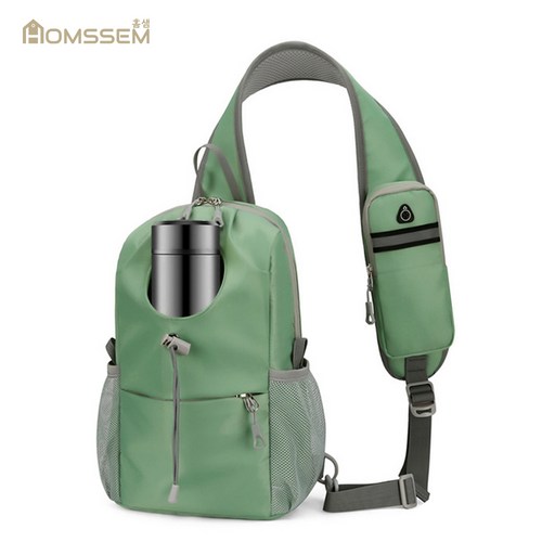 홈샘 남녀공용 메신저 크로스 슬링백 여행용 텀블러 미니 백