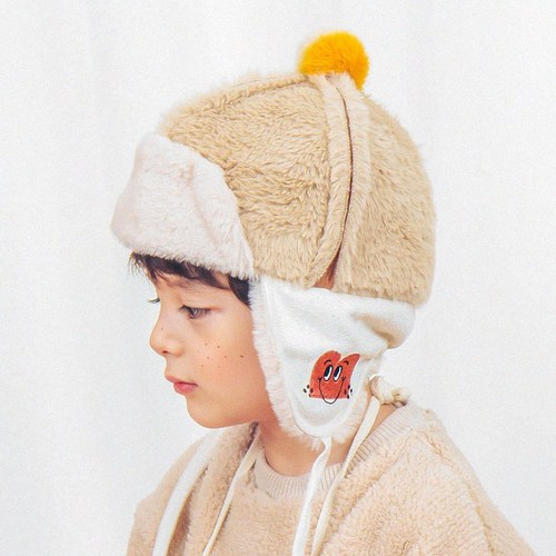 A20911 마일로 무스탕 아기 유아 방한 모자