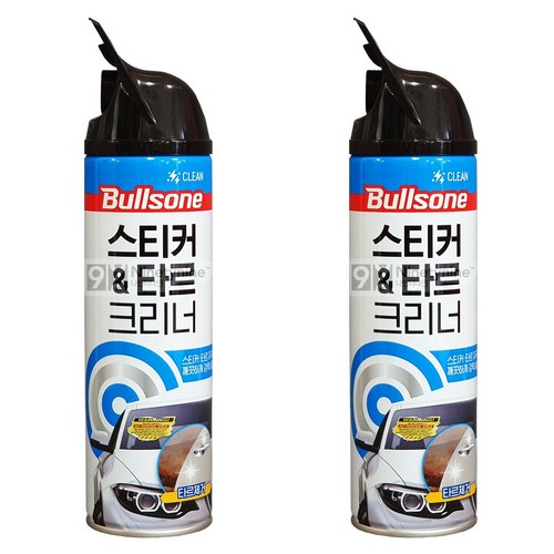 불스원 스티커 타르 크리너-400ml 2개 타르 낙진 수액 얼룩 오염 벌래 제거 제거제 세차용품, 400ml