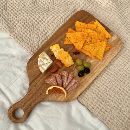 (평생 A/S 무료각인) 빈체로 통원목 플레이팅 도마 핸들/사각 1p, 선물용, 핸들, 1개