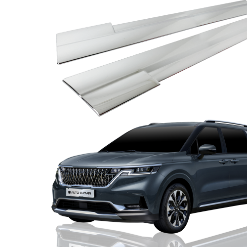 E049 기아 카니발 2020~현재 크롬 도어 바이져 4PCS