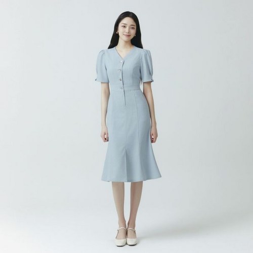 잇미샤 스티치 포인트 원피스 ITO5YOP950