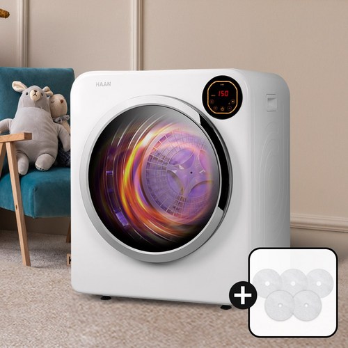 한경희생활과학 미니건조기 LSL-GD6-HAAN628HW 5kg 고객직접설치, 화이트