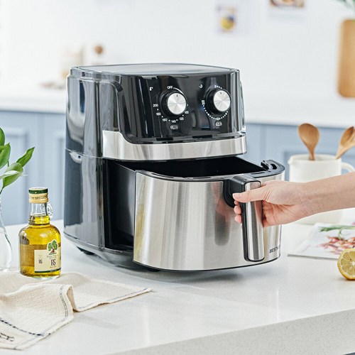 베스트하임 더 건강한 베이직 에어프라이어 6L, 블랙