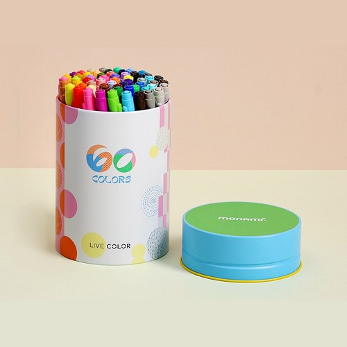 모나미라이브컬러60색