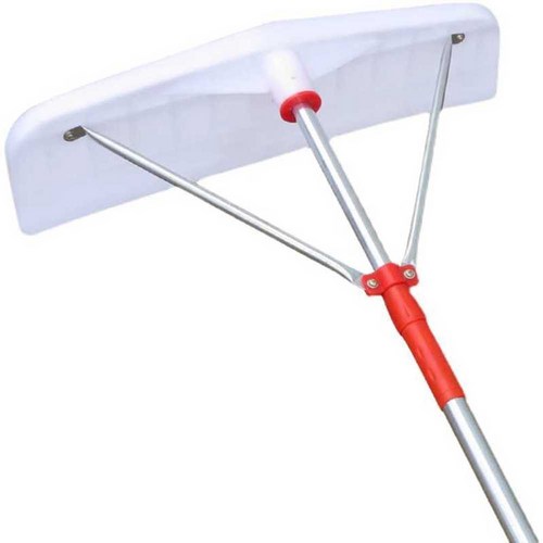 비닐하우스 눈 제거 장대 지붕 눈치우는 제설기 넉가래 삽, 1개, 60cm 눈삽 4m 세트