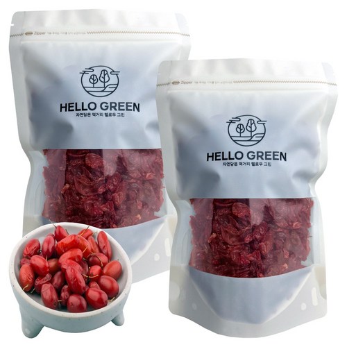 헬로우그린 구례 건조 산수유 (팩), 2개