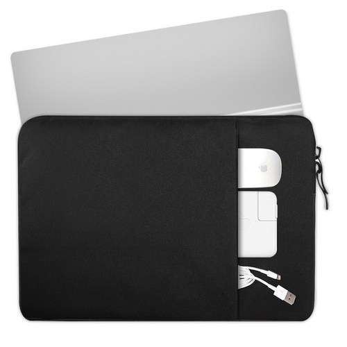 에비크 휴대용 모니터 노트북 파우치 융쿠션 스크래치방지 15인치 17인치 19인치 22인치 24케이스 핸들 가방 커버 슬리브[For monitor laptop notebook 맥북, 1개