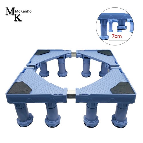 모칸도 세탁기받침대 냉장고 건조기 수평계내장형 다용도 받침대 DT-104, 1개