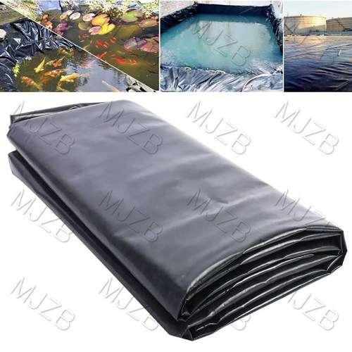 MJZB 연못 방수포 헤비 듀티 방수 멤브레인 연못 라이너 물고기 연못 라이너 야외 연못, 0.4mm 2x3m, 1개