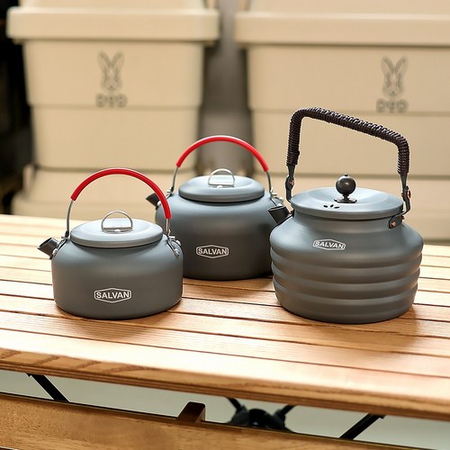 살반 캠핑 감성 초경량 주전자, 경량주전자 1.4L, 1개
