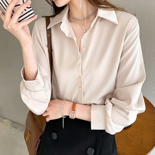 버킷웨어 데일리 쉬폰 셔츠 블라우스