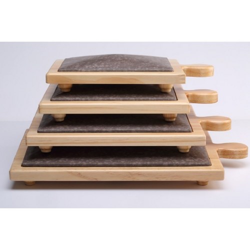 회접시 약돌 사각 평면 볼록세트 고기 생선 스톤, 1세트