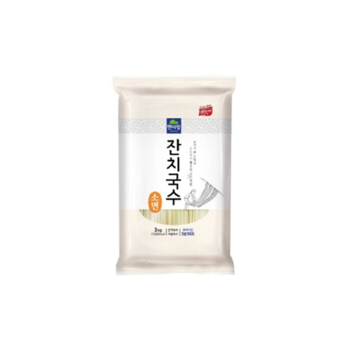 면사랑잔치국수소면3kg