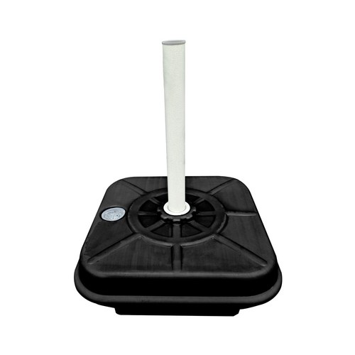 감성 캠핑 파라솔 비치 테라스 옥상 정원 차박 태슬 각도조절 높이조절 파라솔, 물통장받침대사각블랙(파라솔X)