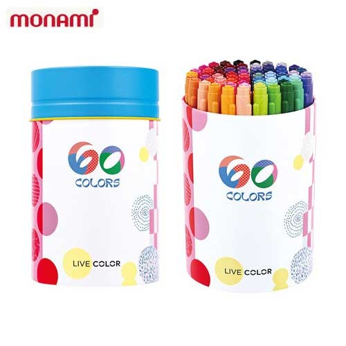 모나미라이브컬러60색