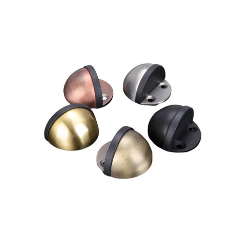 mustshop 무타공반달 도어 스토퍼1P, 골드, 1개