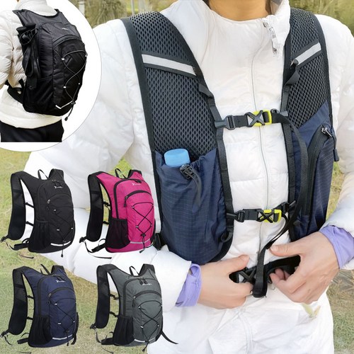 에픽하이커 소형 등산배낭 조끼형 등산가방 20리터 경량 트레킹, 2.로즈레드