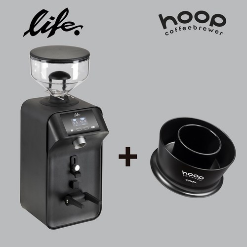 홈카페set 체아도 라이프 훕 커피그라인더 드리퍼 블랙세트, 1개