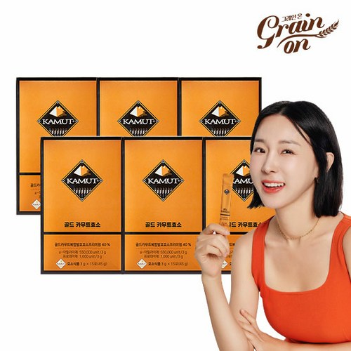 [KT알파쇼핑][정품카무트/공식판매처]골드 카무트 효소 6박스, 90g