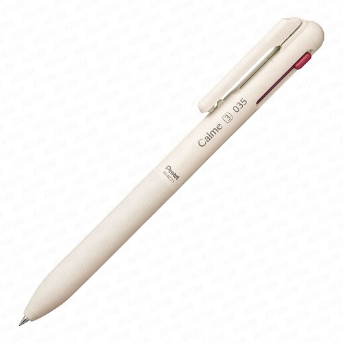 펜텔 카르므 3색볼펜 Calme 유성볼펜 0.35mm BXAC33, 베이지, 1개, 베이지
