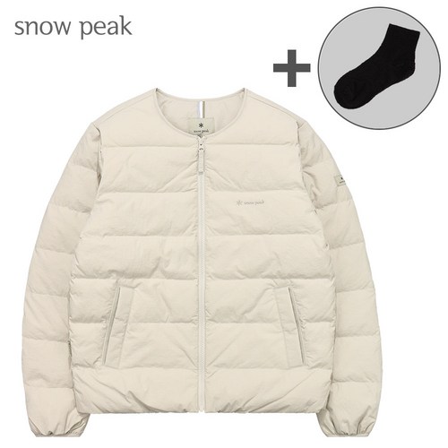 스노우피크 2024 F/W 랜드 여성용 경량패딩 다운자켓 양말 증정