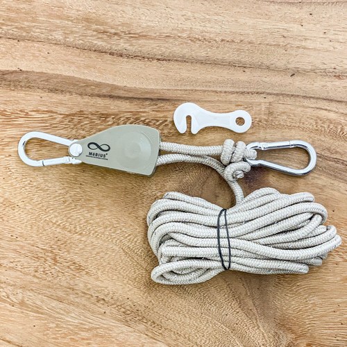 캠핑 타프 로프라쳇 1/4 연장 로프 캠핑라쳇, 탄