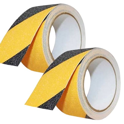 모모이츠 논****** 미끄럼방지 테이프, 2개, 옐로우&블랙