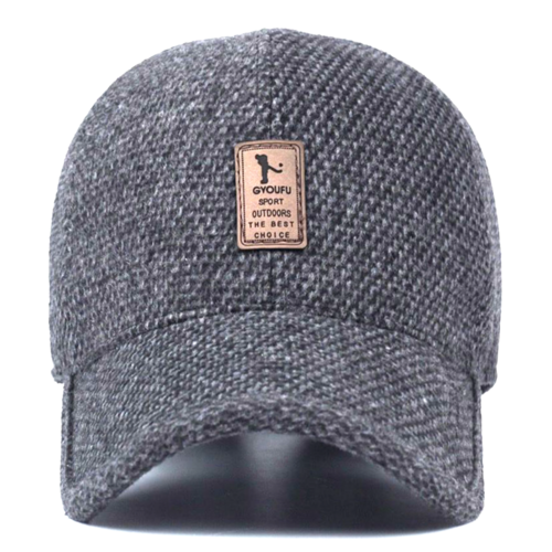 유니드 겨울 귀달이 방한 골프모자 파크볼, 그레이