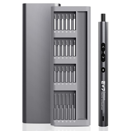 EV7 프리미엄 전동 드라이버 미니 ******형 초경량 (62종), 1세트