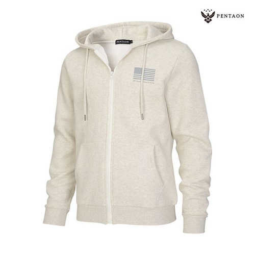 [펜타온] 소프트 기모 USS 에어크래프트 후드 집업