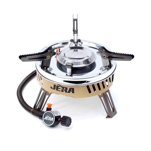 JB-501 캠핑용 버너 제라 오로라 스토브 탄 / 캠핑 그리들버너 ( 1구 스토브 ), 1개, 카키