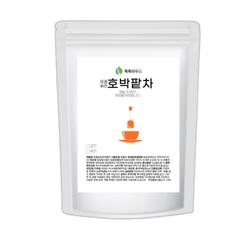 톡톡하우스 호박팥차 티백 국내산, 2개, 40개입, 1g
