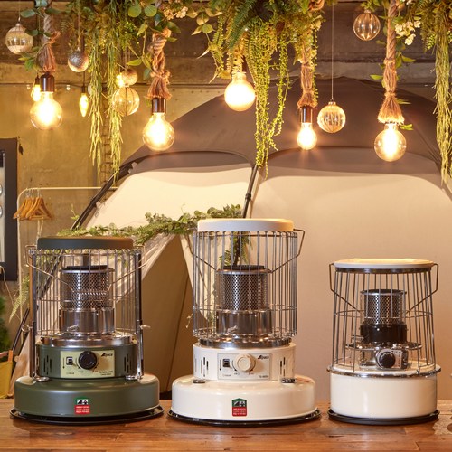 알파카 캠핑 기름 난로 등유 심지 석유 히터, 460, 가방포함, 아이보리