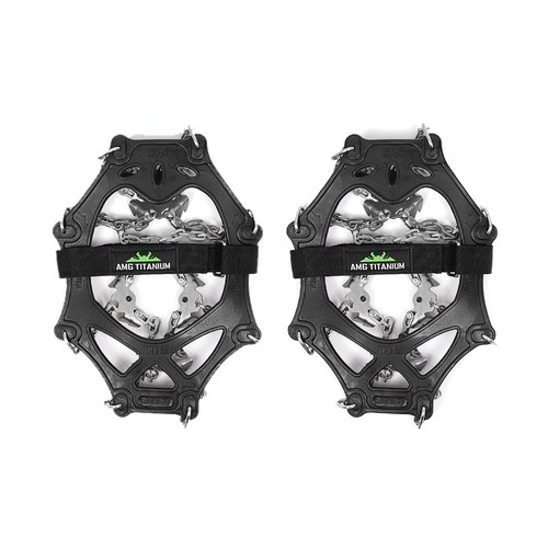 AMG 티타늄 아이젠 25P 체인 티탄젠 국산 프리미엄 체인젠 짚신 눈길, 25P L(255~285mm) WB비너 포함