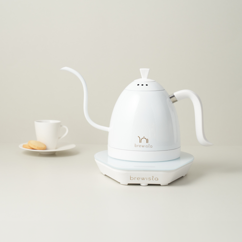 [공식수입] 브뤼스타 아티산 전기드립포트 PRO, 600ml, 올화이트