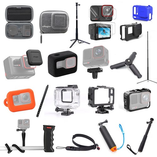 인스타360 ACE PRO 필수 악세사리 insta360 가방 케이스 액정필름 거치대 삼각대 액세서리, B-04)2m확장스틱, AC5200+A16, 1개