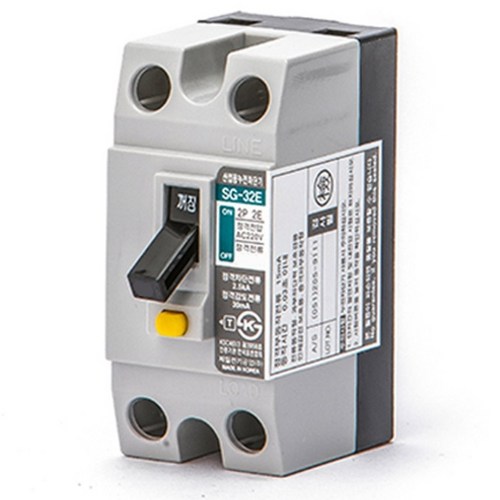 제일전기 산업용 누전차단기 SG-32E 2P 30A, 1개