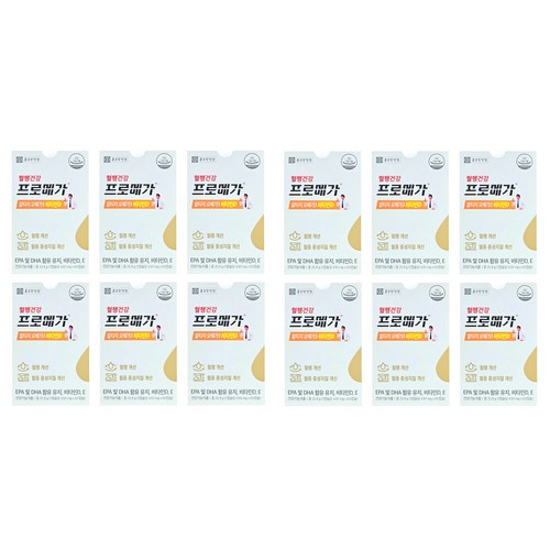 종근당건강 [종근당건강] 프로메가 알티지 오메가3 비타민D 12개월분, 60정, 12개