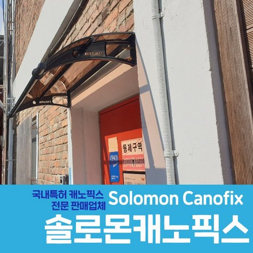 캐노픽스 550X2000 지지대 설치 비가림막 비가림시설 어닝 처마 비막이 시공, 그린, 회색 틀, 1개