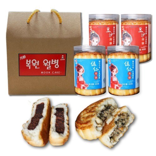 복원 월병세트 오인월병 견과 팥앙금 추석선물 16개입, 16개, 1.6kg