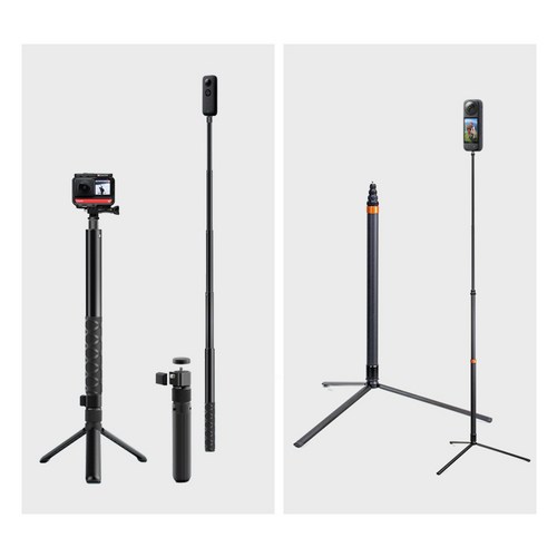 인스타360 X4 X3 ONE X2 호환 인비져블 셀카스틱 최대 3m 확장로드 불릿타임 Insta360 악세사리, 1개, 옵션1) 불릿타임용  AC-T20