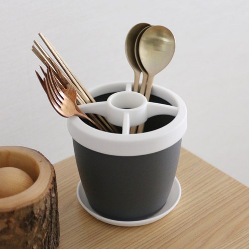 실리콘물빠짐수저통