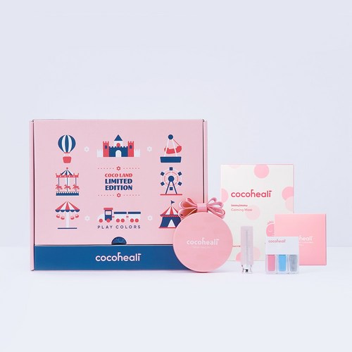 코코힐리 어린이화장품 선물세트, 1개, 핑크 선물세트